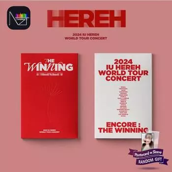 [ПРЕДЗАКАЗ] IU – 2024 [HEREH] Мировой тур Концерт DVD 1PCS белый