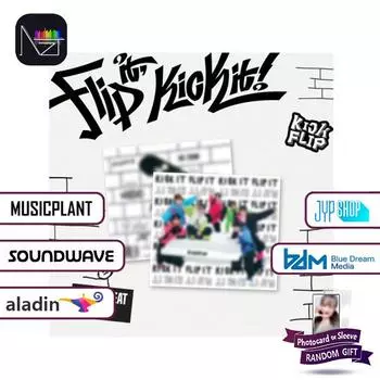 KickFlip - Мини-альбом 1-й альбом Flip it, Kick it! (Ммм, отличная версия.) 1Pcs