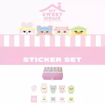 Предзаказ набора наклеек BLACKPINK MY SWEET HOME