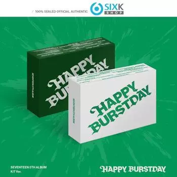 [Предзаказ] SEVENTEEN 5-й альбом [HAPPY BURSTDAY] комплект вер. [NO PON] RANDOM