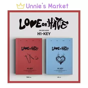 H1-KEY LOVE or HATE 3-й мини-альбом + бесплатный подарок Random ver.