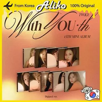 [предзаказ] TWICE 13-й мини-альбом - With YOU-th (Дигиапк Вер.) Random 1