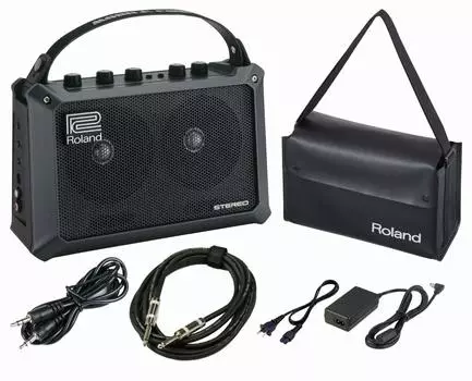 преимущества Адаптер для усилителя Roland Compact Добавлен кабель Roland Mobile Cube MOBILE CUBE! MB-CUBE [питание и в комплекте]