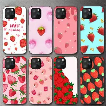 Прекрасный чехол для телефона с клубникой для Iphone 11 12 Mini 13 14 Pro Xs Max X 8 7 6s Plus 5 Se Xr Shell iPhone8plus