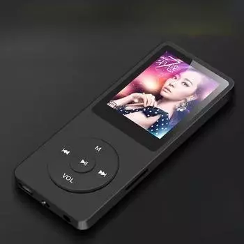 Премиальный Bluetooth-плеер MP3 с внешним подключением, портативный MP4-плеер для студентов с экраном 1,8 дюйма и слотом для карт памяти, расширяемый до 128 ГБ only mp4 player