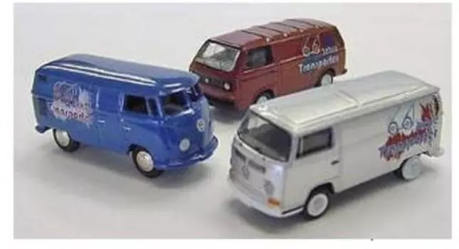 Премиум ClasiXXs 66-й VW Transporter 1/87 (Комплект из 3-х автомобилей)
