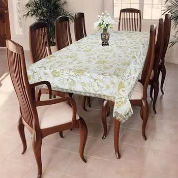 Premium Dining Table Cover for 6 to 8 Seater, 60 x 90 inch Size, Waterproof and Dustproof 90 x 60 inch