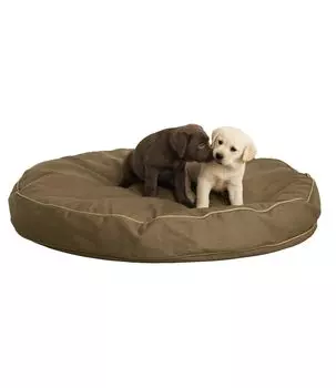Premium Dog Bed Replacement Denim Round Large One Size Fits Most Burlap Brown 0CCY872000 L.L.Bean Cover,