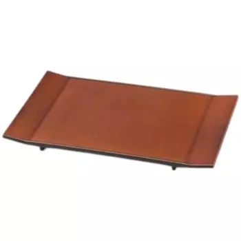 Premium Nigiri Sushi Wing Sushi Made in Japan J-Kitchens Plate, Brown, Stand, Shatter-Resistant,