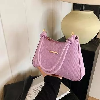 Premium sense portable underarm small square bag women s 2024 new fashion shoulder bag delivery messenger bag чёрный