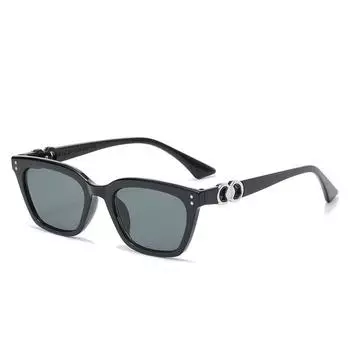 Premium Temperament Sunglasses Simple Square Street Shot Glasses Men S And Women S Casual Sunscreen Sunglasses