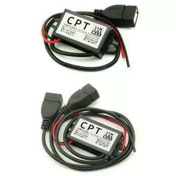 Преобразователь 12 В в 5 В, преобразователь выходного напряжения USB, преобразователь постоянного тока в постоянный ток, регулятор