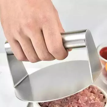 Пресс для мяса Гамбургер из нержавеющей стали Пресс для гамбургеров Кухонные гаджеты Приспособления для приготовления мясных пирогов Кухонные принадлежности Принадлежности для приготовления пищи