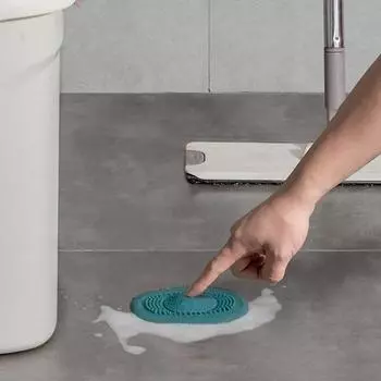 Pressed Silicone Floor Drain Bathroom Sink Drain Hair Catcher Sink Drain Filter Bathtub Floor Filter Deodorizing Bathroom Access