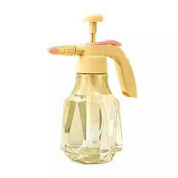 Pressure Sprayer 1.5L Large Capacity High Pressure Water Spray Bottle for Garden Plant Watering жёлтый