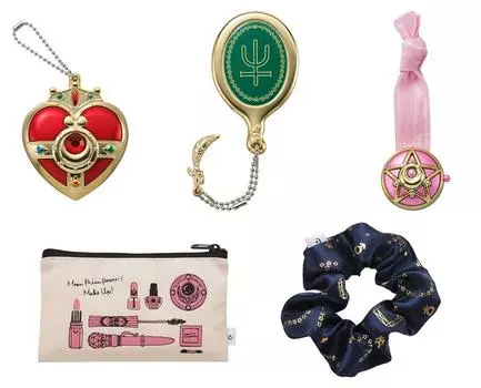 Pretty Guardian Sailor Moon Capsule Goods 2 Gacha Bandai types full complete (5 комплект)