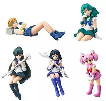 Pretty Guardian Sailor Moon Воины, которые слетели на стол 2 Все 5 типов Фигурки