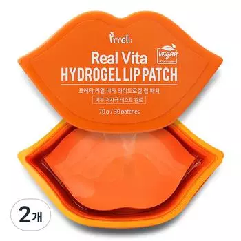 Гидрогелевые пластыри для губ Pretty Real Vita, 30 упаковок, 2 шт.