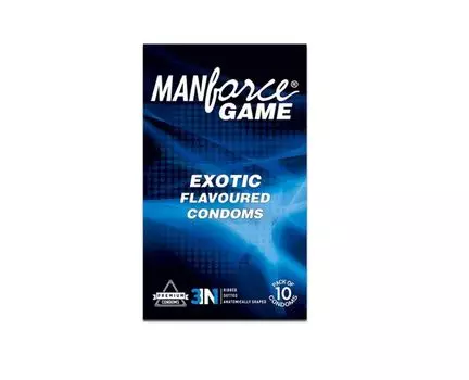 Презерватив Manforce Game Exotic Flavored Condom 10 презервативов в коробке