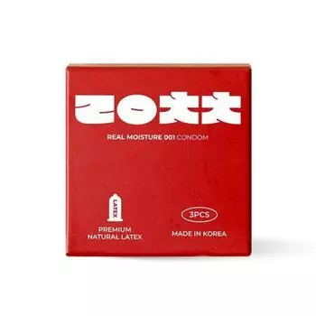 Презерватив Real Moist 001, выберите 2 типа (3 шт./12 шт.) 3 pieces