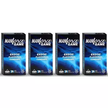 Презервативы Manforce GAME, 10 шт. в упаковке по 4 шт.