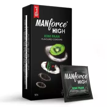 Презервативы Manforce High Kiwi Paan для мужчин со вкусом | 10 шт
