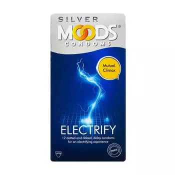 Презервативы рельефные точечные с возбуждающим эффектом (12 шт), Electrify Condoms, Moods
