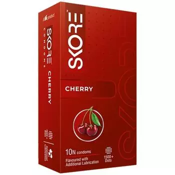 Презервативы Score Cherry - 10 шт.