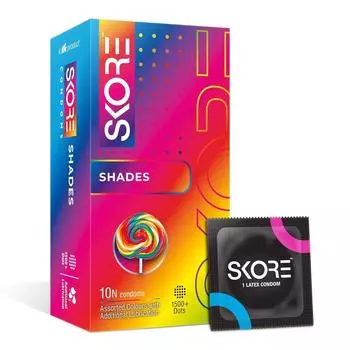 Презервативы Score Shades - 20 лет