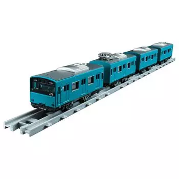 Пригородный поезд Takara Tomy Plarail Real Class 201 Series West Sky (JR Синий)