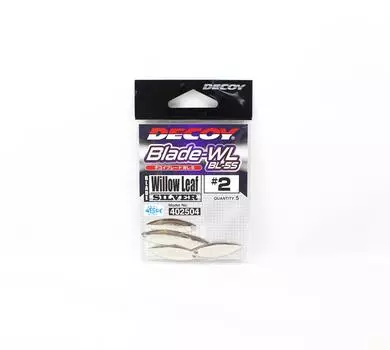Приманка BL-5S Ивовое лезвие Серебро Размер 2 х 5 штук (2504)