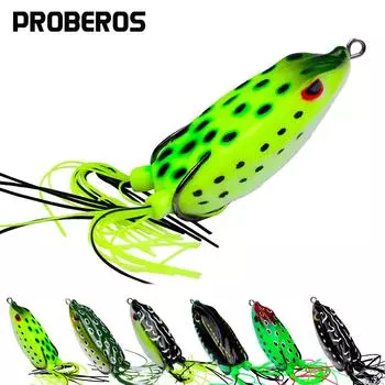 Приманка для моделирования Thunderfrog 7 см 15 г Плавающая водная приманка Thunderfrog Черная рыба Черная яма Дальняя плавающая приманка для водяной лягушки Поддельная приманка 15g/7cm
