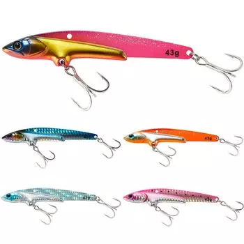 Приманка для морского окуня Metal Vibe Blue Fish Lure 5 цветов, набор 27 г 35 г 43 г Blue Fish Iron Plate Vibe Metal Vibration [приманка Seiran]
