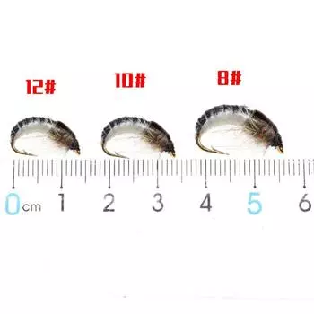 Приманка для насекомых, приманка для нимфы, реалистичная 8#/10#/12#/14# 8#