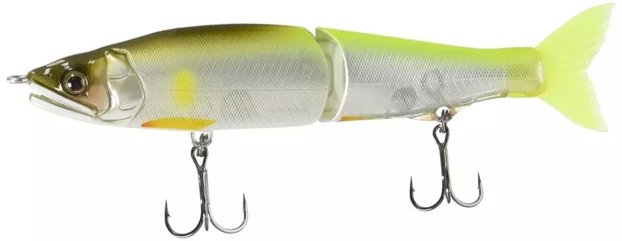 Приманка GAN CRAFT Ayuya Jointed Claw 128 F #15 Flashing GM Chart.