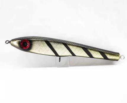 Приманка-карандаш Maggy Gara Marlin 140 г, черные полосы (2026)