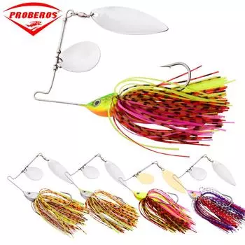 Приманка PROBEROS 5 цветов с кисточкой из сплава Bearded Guy 10г15г20г 10g