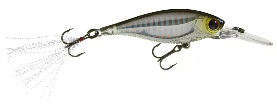 Приманка Shad 3DB SHAD 70 мм PSBL 10 г Серебристо-черный Bass Fishing YO-ZURI (SP) R1104-PSBL-Призма