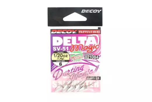 Приманка SV-51 Джиг-головка Delta Magic Размер 6, 1/20 унции (1084)