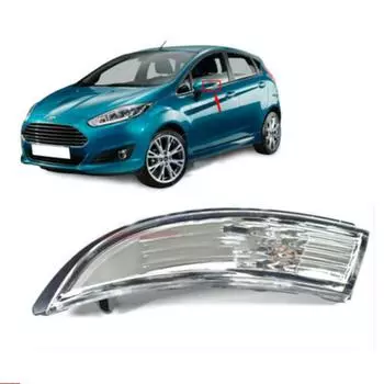Применимо к Ford Fiesta 08-14, левая сторона. (со стороны пассажира) боковой свет бокового зеркала чёрный