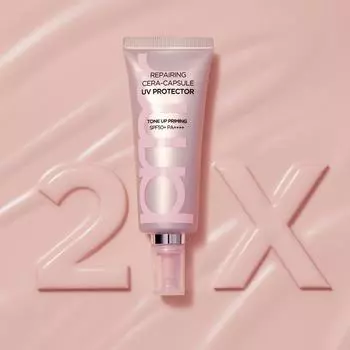 Primera Repairing Cera Capsule Uv Protector Tone Up Priming 40 мл Spf50+ Pa++++ CERA CAPSULE UV TONE UP SUNPEELING GEL 30ml