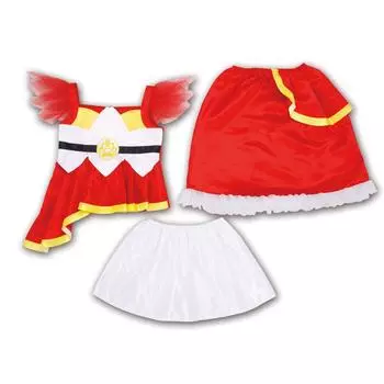 Princess PreCure Cure Scarlet Transformation Pretium 2way Dress Kids Costume Girls Go! 100cm-110cm