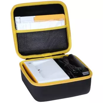 Принтер для смартфонов KODAK Dock Plus, совместимый с защитным чехлом для хранения Lebakort (Черный чехол)