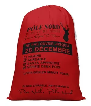 Printtoo 2 Pcs Large Santa Sacks with Drawstring Canvas Xmas Gifts Bags for Kids Christmas 27x20 Inch 27 x 20 Inches бежевый
