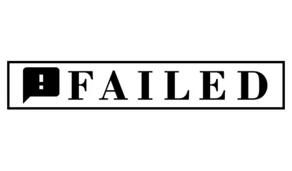Printtoo Failed Self Inking Rubber Stamp Pre-Inked Office Stamp - Home Office Business Канцелярские товары, черный - 42 x 9 чёрный