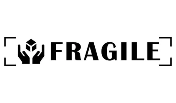 Printtoo Fragile Self Inking Rubber Stamp Pre-Inked Office Stamp - Home Office Business Канцелярские товары, черный - 42 x 9 чёрный