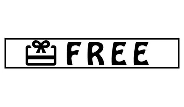 Printtoo Free Self Inking Rubber Stamp Pre-Inked Office Stamp - Home Office Business Канцелярские товары, черный - 42 x 9 чёрный