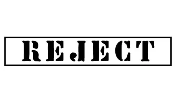 Printtoo Reject Self Inking Rubber Stamp Pre-Inked Office Stamp- Home Office Business Канцелярские товары, черный- 42 x 9 чёрный
