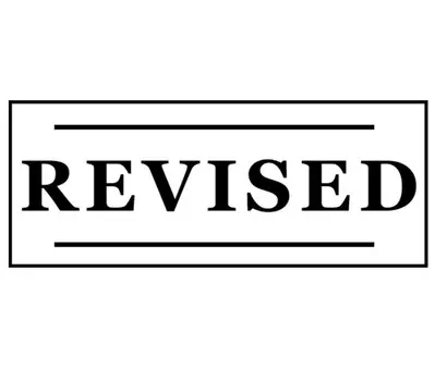 Printtoo Revised Self Inking Rubber Stamp Pre-Inked Office Stamp- Home Office Business Канцелярские товары, 47 x 20 мм красный