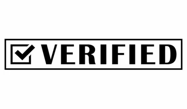 Printtoo Verified Self Ink Rubber Stamp Pre-Inked Office Stamp - Home Office Business Канцелярские товары, черный - 42 x 9 чёрный